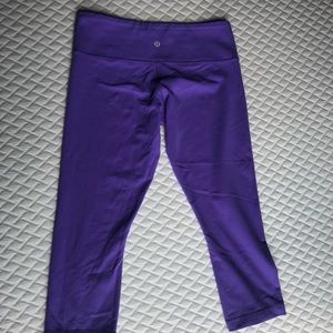 Lululemon Wunder Under Crop Leggings